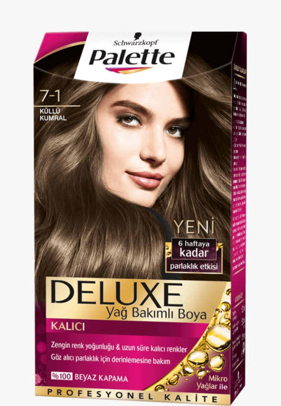 Palette delux 7-1 küllü kumral 