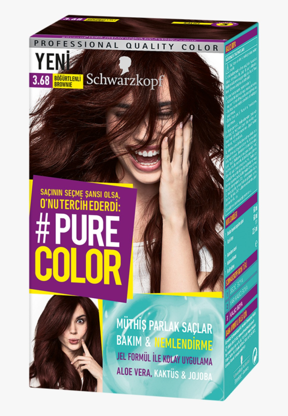 Schwarzkopf Pure color 3-68 böğürtlenli brownie 