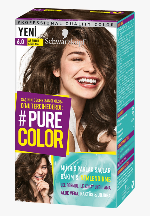 Schwarzkopf Pure Color 6-0 az sütlü çikolata 