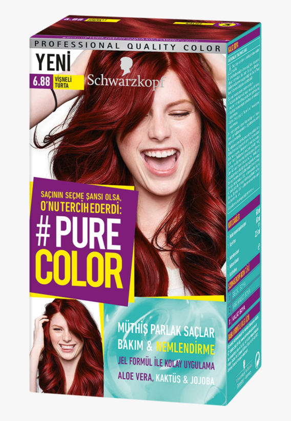 Schwarzkopf Pure Color 6-88 vişneli turta 