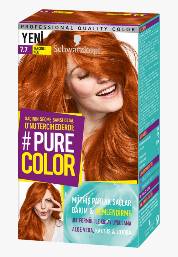 Schwarzkopf Pure Color 7-7 tarçınlı kek 