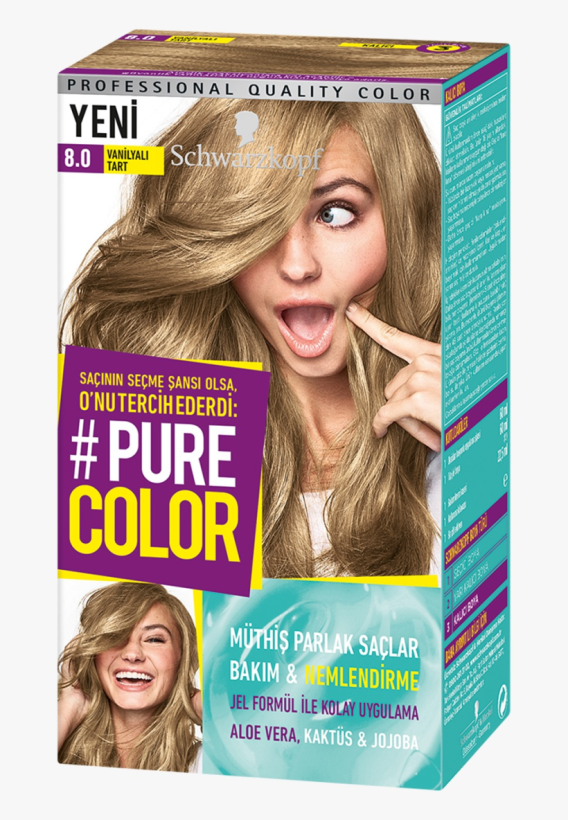 Schwarzkopf Pure Color 8-0 vanilyalı tart 