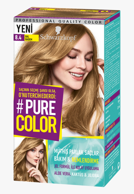 Schwarzkopf Pure Color 8-4 bal badem 