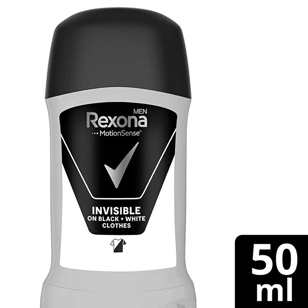 Rexona Men Invisible On Black + White Clothes Stick Deodorant