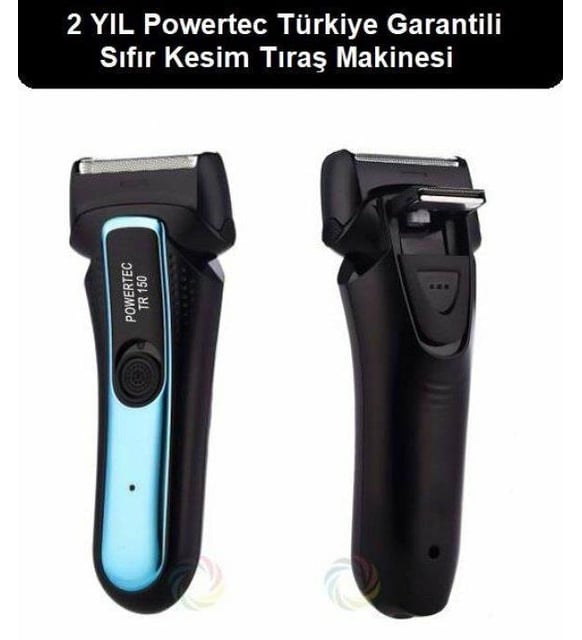 Powertec TR-150 Şarjlı Sakal Tıraş Makinesi