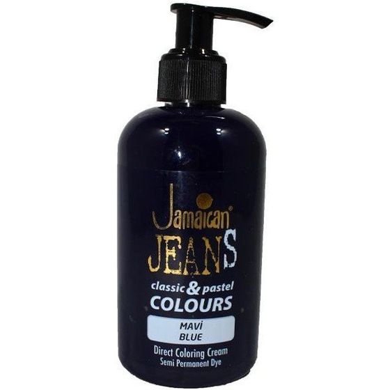 Jamaican Tropic Color Mavi Blue Direct Coloring Cream Semi Permanent Dye