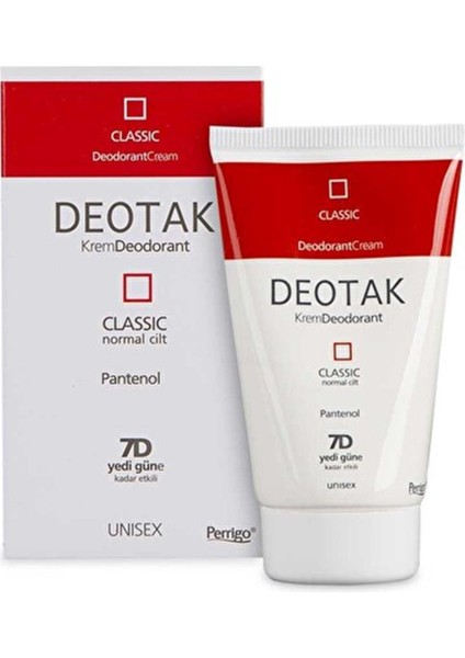Deotak Classic Deodorant Krem 35g