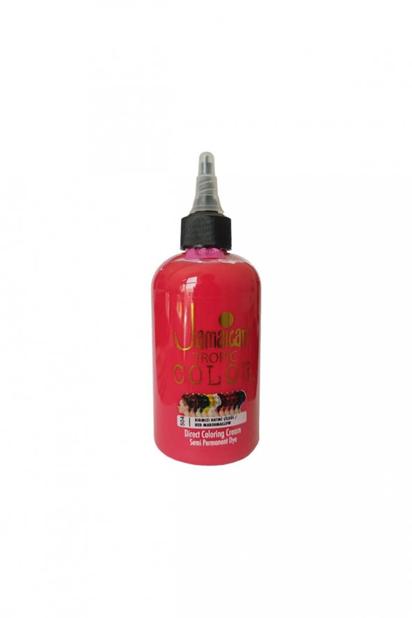 Jamaican Tropic Color Kırmızı Hatmi Çiçeği 504 Direct Coloring Cream Semi Permanent Dye