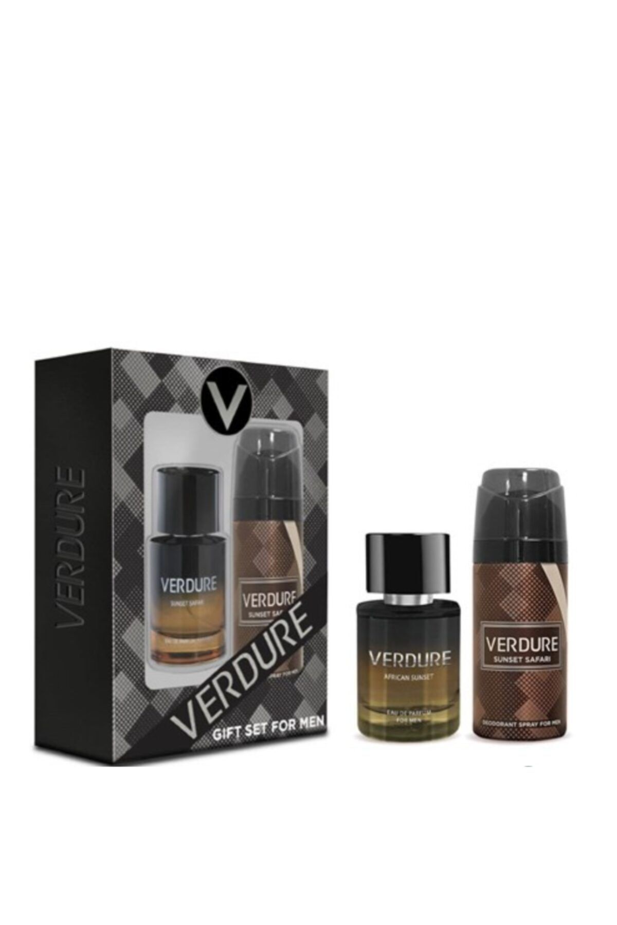 Verdure Sunset Safari Eau De Parfum ve Deodarant Sprey Hediye Seti